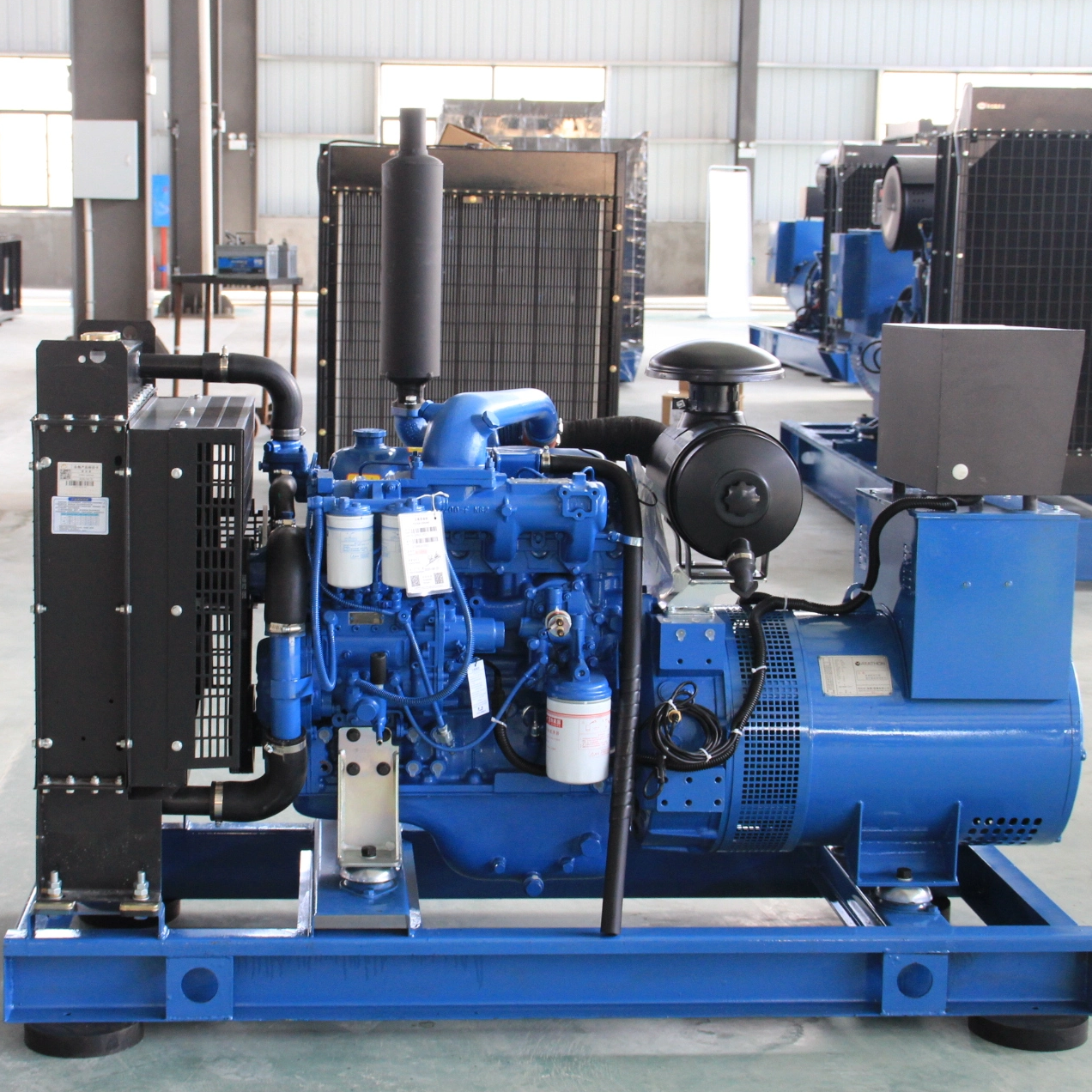 WD-YC Diesel series 16~200KW 20~250KVA Open Type Diesel Generator Set